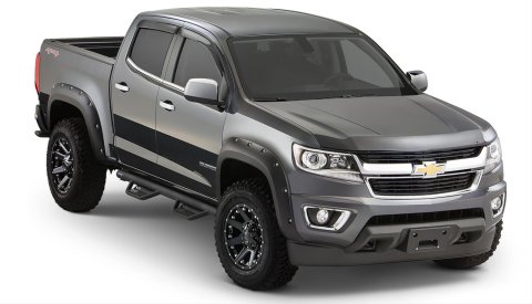 Husky Pocket-Style Fender Flares for 2015-2020 COLORADO - 2804969 Flares, Pocket Style, Front/Rear, Black, Dura-Flex Thermoplastic, Chevrolet, Set of 4