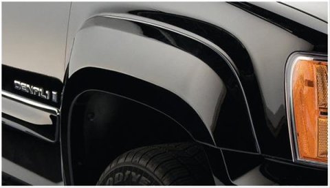 Husky OE-Style Fender Flares for 2007-2013 SIERRA 1500 - 2804939 Flares, OE Style, Front and Rear, Black, Dura-Flex Thermoplastic, GMC, Set of 4
