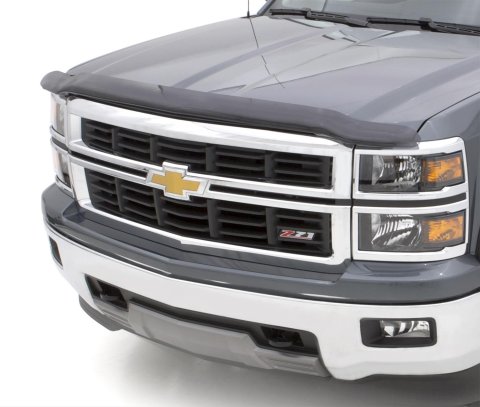 Husky Bugflectors II for 2014-2015 SILVERADO 1500 - 2815121 Bug Guard, Bugflector II, Acrylic, Smoke, Chevy, Each