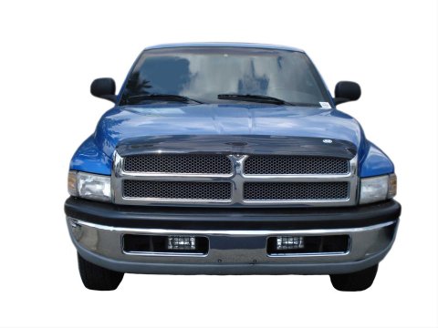 Husky Bugflectors II for 1994-2002 RAM 3500, 2500, 1994-2001 1500 - 2815211 Bug Guard, Bugflector II, Smoke, Dodge, Pickup, Each