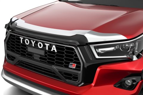 Husky Liners Bug Guards 2892227 AEROSKIN CHROME TOYOTA HILUX