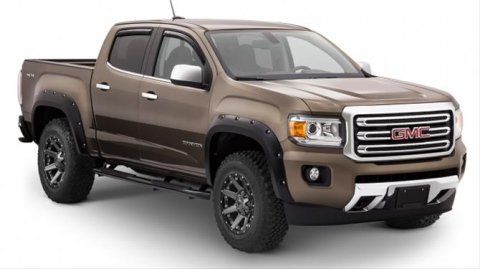 Husky Pocket-Style Fender Flares for 2015-2020 CANYON - 2804972 Flares, Pocket Style, Front and Rear, Black, Dura-Flex Thermoplastic, GMC, Set of 4