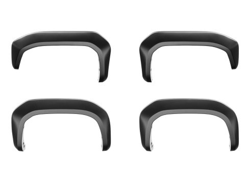 Husky Extend-A-Fender Flares for 2016-2018 SIERRA 1500 - 2804975 Fender Flares, Extend-A-Fender, Front and Rear, Black, Dura-Flex Thermoplastic, GMC, Set of 4