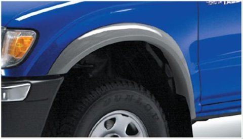 Husky Extend-A-Fender Flares for 1995-2004 TACOMA - 28031911 Fender Flares, Extend-A-Fender, Front, Rear, Black, Dura-Flex Thermoplastic, Toyota, Set of 4
