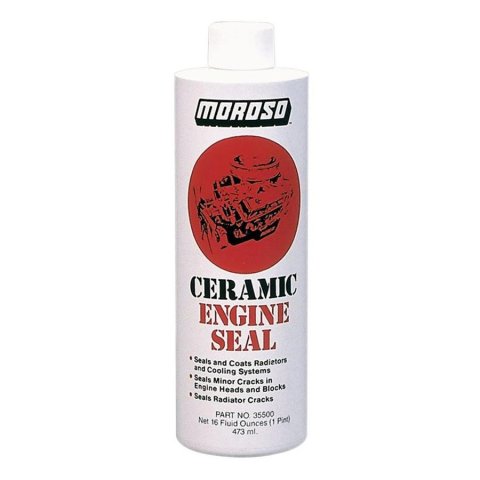 Moroso Ceramic Engine Seal 35500 Sealant, Engine, 1 Pint Plastic Bottle, Do Not Use with Antifreeze, Each