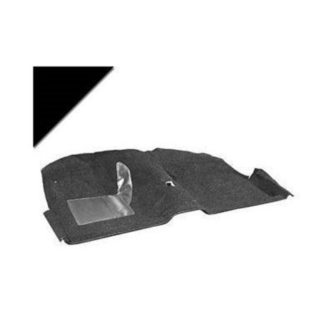 Scott Drake Mustang Replacement Carpet Sets CAR69-FB-BK Carpet, Front Passenger Area, Loop, Black, Ford, Fastback, Set