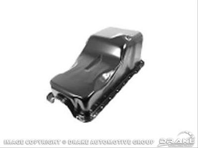 Scott Drake Oil Pans C9ZZ-6675-B Pans, Stock Style, Front Wet Sump, Steel, Blue, Ford, 5.8L, Each