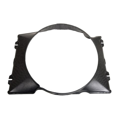 Scott Drake Fan Shrouds D0ZZ-8146-A Shroud, Single, Bolt-on, Plastic, Black, 24 in. Width, Ford, Mercury, Each