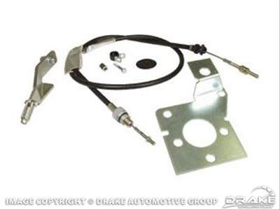 Scott Drake Clutch Cable Kits C7ZZ-CCK Cable, Adjustable, Ford, Mercury, Kit