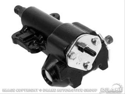 Scott Drake Quick-Ratio Steering Boxes C7ZZ-3548-P Boxes, Quick-Ratio, Manual, Rear Steer, Cast Iron, Natural, 16:1 Ratio, 6 in. Input Shaft, Ford, Each