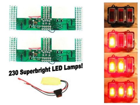 Scott Drake LED Sequential Taillight Kits SD-6003-UB Tail Lights, LED, Ford, Kit