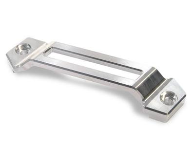 Scott Drake Battery Hold-Down Clamps B-10718-BL Clamp, Bolt-down, Billet Aluminum, Natural, Ford, Mercury, Each