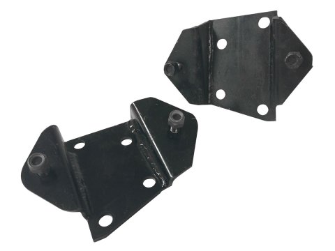 Scott Drake Motor Mounts C7ZZ-6046-PR Mount, Block Mount, Bolt-In, Steel, Black, Ford, Each