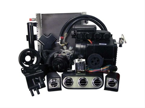 Scott Drake Hurricane Air Conditioning Kits CAP-1165M-6 1965-66 Mustang AC & Heater Kit w/ Electronic Controls and Dash Bezels (200)