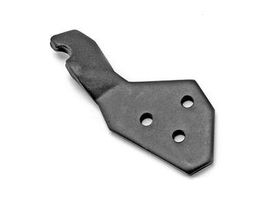 Scott Drake Clutch Linkage Equalizer Z-Bar Components C7ZZ-7535-B Pedal Spring Return Bracket, Steel, Black, Ford, Each