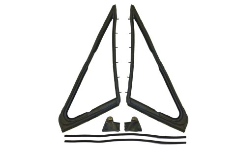 Scott Drake Replacement Weatherstrip Seals KIT-RUB-6 Seals, Replacement, Includes Vent Window Kit for the Right and Left Side, Ford, Kit