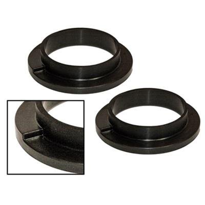 Scott Drake Coil Spring Insulators C4DZ-5415-UR Insulator, Front Upper, Polyurethane, Black, 0.375 in. Height, Ford, Mercury, Pair