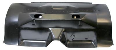 Scott Drake Transition Pans M3649 Trunk Floor Pan, Transition, Center Position, Steel, Black, Ford, Each