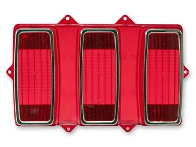 Scott Drake Replacement Taillight Components C9ZZ-13450-A Lens, Replacement, Stainless Steel Trim, Ford, Each