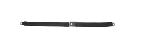 Scott Drake Concours Seat Belts SB-BK-68-C Belt, Reproduction, Lap Belt, Manually Adjustable, Front or Rear, Black, Ford, Mustang, Each