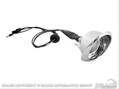 Scott Drake Parking Lamp Housings C5ZZ-13206-B Housing, Component, Chrome, Passenger Side Front, Ford, Each