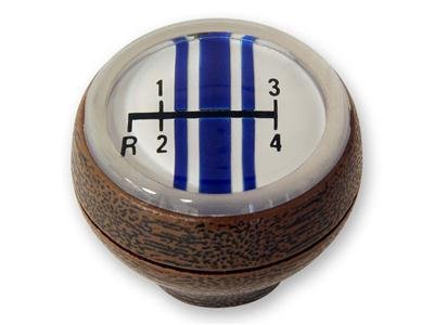 Scott Drake Original Manual Shift Knobs C8OZ-7213-A Transmission Knob, Manual, 4-speed, Mushroom Style, Plastic, Wood Grain, Ford, Each