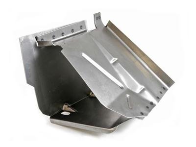 Scott Drake Torque Boxes M114ALH Box, Left Side, Steel, Natural, Ford, Mustang, Each