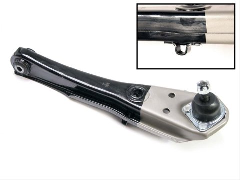 Scott Drake Control Arms C8OZ-3078-B Arm, Front Lower, Stock Style, Steel, Black and Gray, Jacking Tabs, Ford, Each