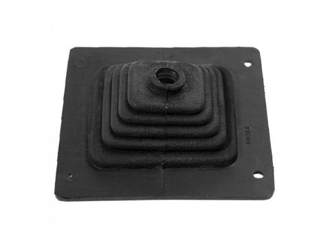 Scott Drake Manual Shifter Boots C5ZZ-7277-B Boot, Square Base, Rubber, Black, Floor, Manual, Ford, Each