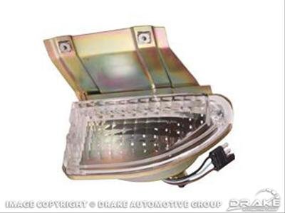 Scott Drake Replacement Parking Lamps C9ZZ-13201-A Lamp, Replacement, Driver Side, Clear Lens, Ford, Each