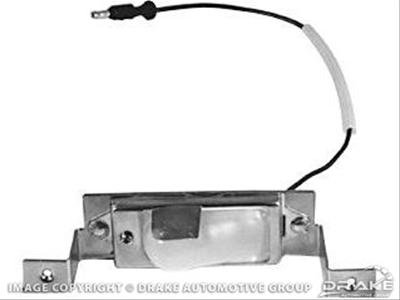 Scott Drake Rear License Lamp Assemblies C5ZZ-13550-A Plate Assembly, Rear, Clear Bulb, Ford, Each