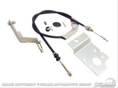Scott Drake Clutch Cable Kits C5ZZ-CCK Cable, Adjustable, Quadrant, Ford, Kit