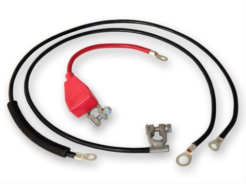 Scott Drake Battery Cable Kits C5ZZ-14300-E Cables, Economy, Assembled, 6-gauge, PVC Jacket, Black and Red, Ford, Kit
