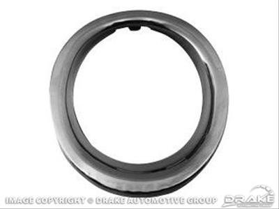 Scott Drake Exhaust Trim Rings C5ZZ-5C299-A Ring, Stainless Steel, Polished, Ford, Each