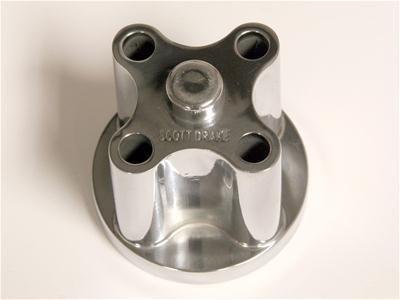 Scott Drake Mechanical Fan Spacers C4AZ-8546-P Spacer, 0.625 in. Pilot Diameter, Aluminum, Polished, 2.25 in. Thick, Ford, Each