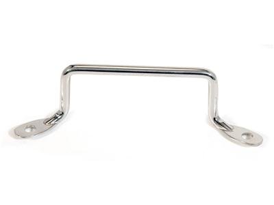Scott Drake Hood Latch Components C4DZ-16918-S Safety Latch, Stainless Steel, Polished, Ford, Mercury, Each