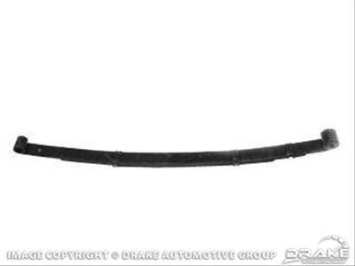 Scott Drake Original 4-Leaf Springs C5ZZ-5560-S Stock Height Spring, 4-Leaf, Standard Grade, Includes Clamps, Anti-Squeak Pads, Front Eye Bushings, Smooth Ride, Ford, Mustang, Each