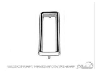 Scott Drake Replacement Taillight Components C8ZZ-13489-A Bezel, Chrome Finish, Ford, Each