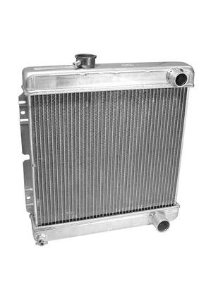 Scott Drake Replacement Radiators 259-2AL-MT Radiator, Replacement, Downflow, Aluminum, Natural, Ford, 170, 200, 260, 289, Each