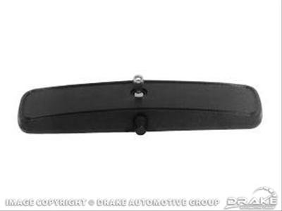 Scott Drake Rear View Mirrors C7ZZ-17700-A Mirror, View, Manual, Black Housing, Ford, Each