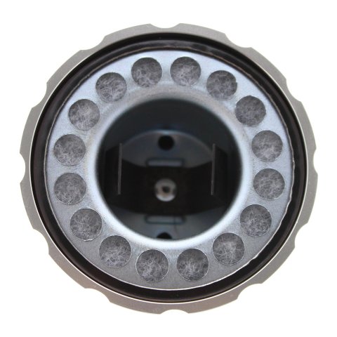 Scott Drake Valve Cover Oil Caps B-6766-A Cap, Round, Push-in, Aluminum, Natural, Ford, Each