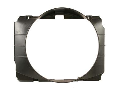Scott Drake Fan Shrouds D1ZZ-8146 Shroud, Single, Bolt-on, Plastic, Black, Ford, Each