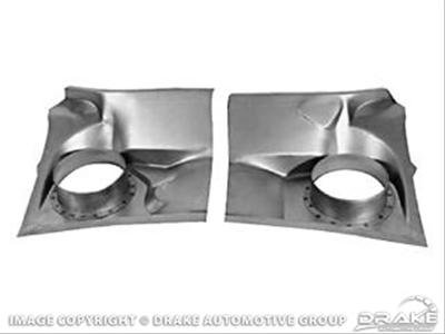 Scott Drake Cowl Panels M136RH Panel, Right Inner Vent Repair Panel, Steel, Natural, Ford, Mustang, Each