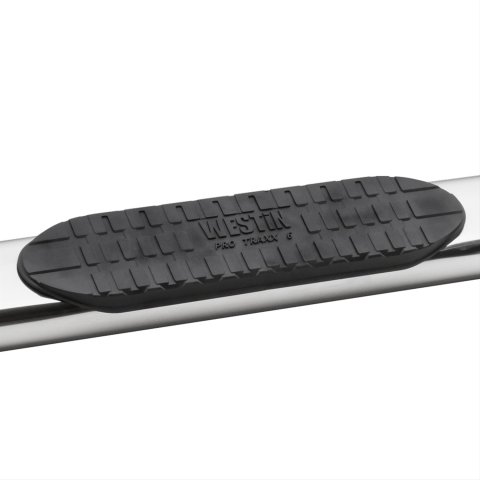 Westin Pro Traxx 4 Oval Nerf Step Bars 21-63710 Bars, Bars, Traxx, Oval, Stainless Steel, Polished, 6 in. Diameter, Chevy, GMC, Pair