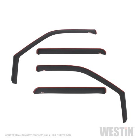 Westin In-Channel Wind Deflectors for 2017-2019 F-350 SUPER DUTY, F-250 2015-2020 F-150 - 72-37907 Side Window Vent