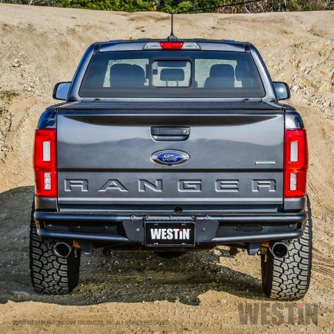 Westin Outlaw Bumpers for 2019-2022 RANGER - 58-81085 Bumper, Outlaw, Tube, Steel, Black Textured Powdercoated, Ford, Each