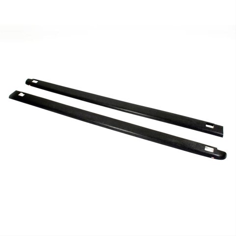 Westin Bed Rail Caps 72-41401 Caps, Smooth Style, Plastic, Black, Dodge, Pair