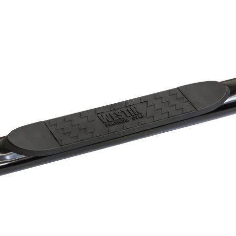 Westin Platinum Series Oval Step Bars 21-3845 Bars, Nerf Bars, Series, Oval, Steel, Black Powdercoated, 4 in. Diameter, Chevy, GMC, Pair