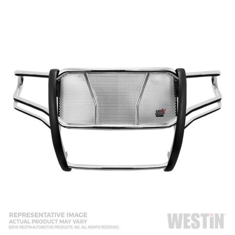Westin HDX Heavy-Duty Grille Guards for 2019-2024 1500 - 57-3970 Guard, Heavy-Duty, One-piece, Stainless Steel, Polished, Headlight Guards, Ram, Each