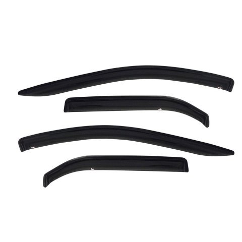 Westin Tape-On Slim Wind Deflectors 72-44488 Side Window Visors, Windguards, Smoke, Acrylic, Front and Rear, Honda®, Set of 4